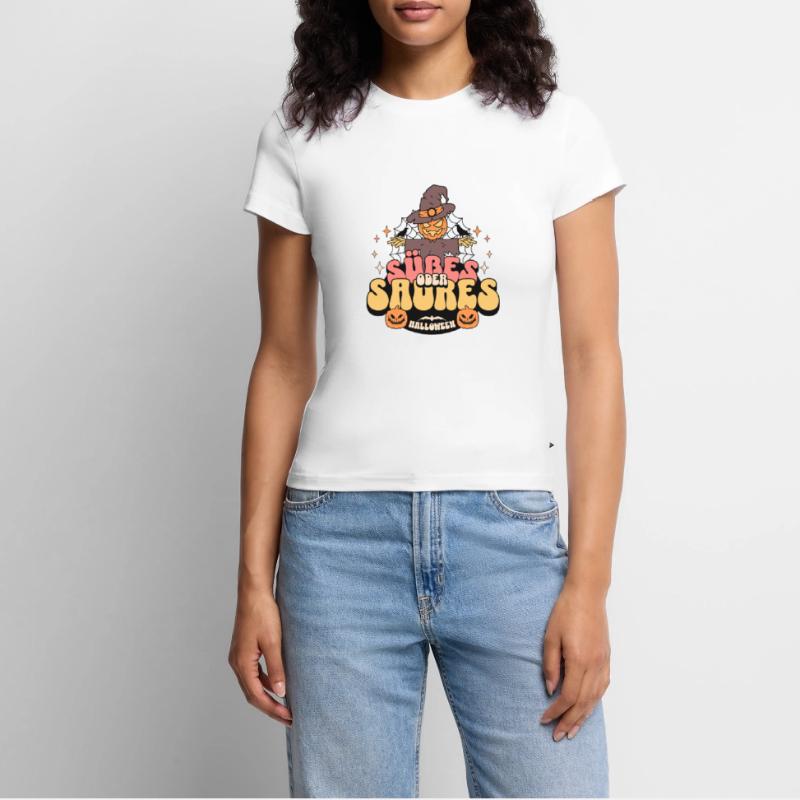 Süßes oder Saures SLIM FIT Frauen Organic T-Shirt