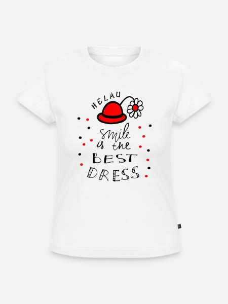 Karneval Helau - SLIM FIT Frauen Organic T-Shirt - Weiß