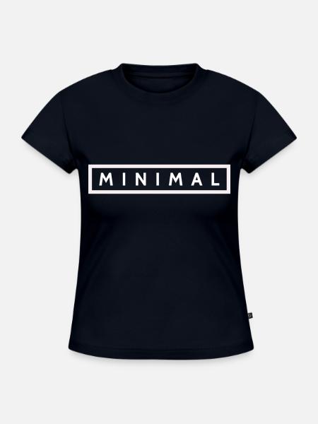 MINIMAL - SLIM FIT Frauen Organic T-Shirt - Navy