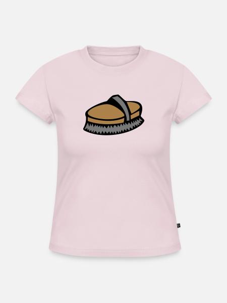 Kardätsche - SLIM FIT Frauen Organic T-Shirt - Puderrosa