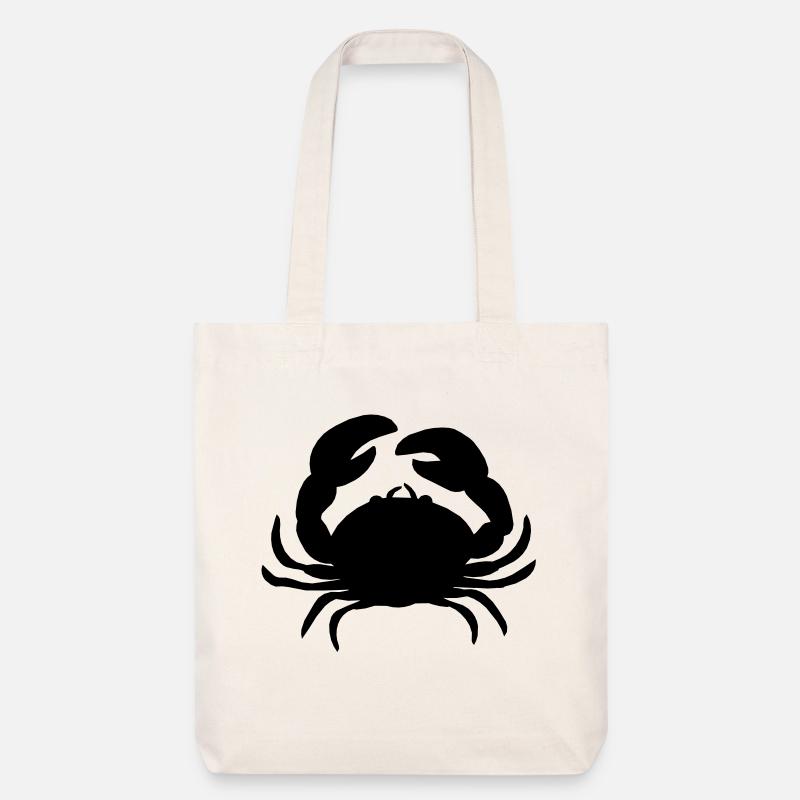 crab - Stanley/Stella Heavyweight Recycled Tote Bag - natural white