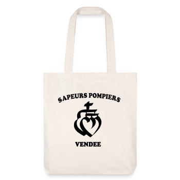Pompier de vendée - Tote bag épais recyclé Stanley/Stella - blanc cassé - Devant