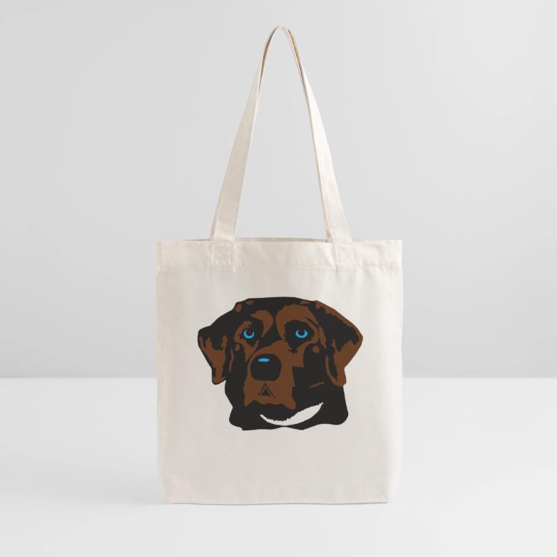 Labrador braun, blond oder schwarz Stanley/Stella recycelter Heavyweight Stoffbeutel