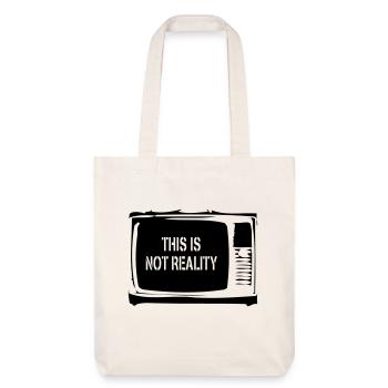 la television - Tote bag épais recyclé Stanley/Stella - blanc cassé - Devant