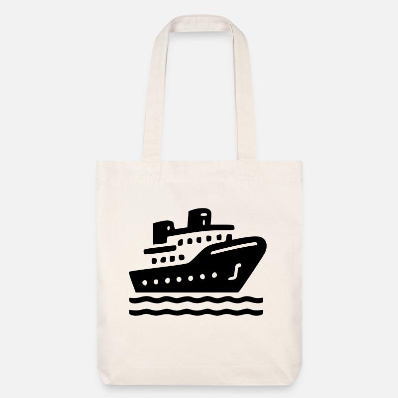 Bootsfahrt - Stanley/Stella recycelter Heavyweight Stoffbeutel - Naturweiß