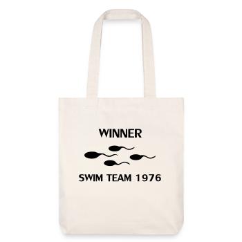 winner swim team 1976 - Stanley/Stella Heavyweight Recycled Tote Bag - natural white - Front