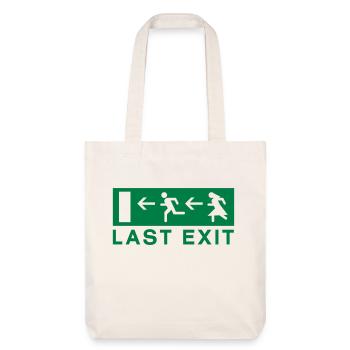 Last exit - Stanley/Stella recycelter Heavyweight Stoffbeutel - Naturweiß - Vorne