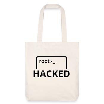Hacked Hacker programmeur informatique - Tote bag épais recyclé Stanley/Stella - blanc cassé - Devant