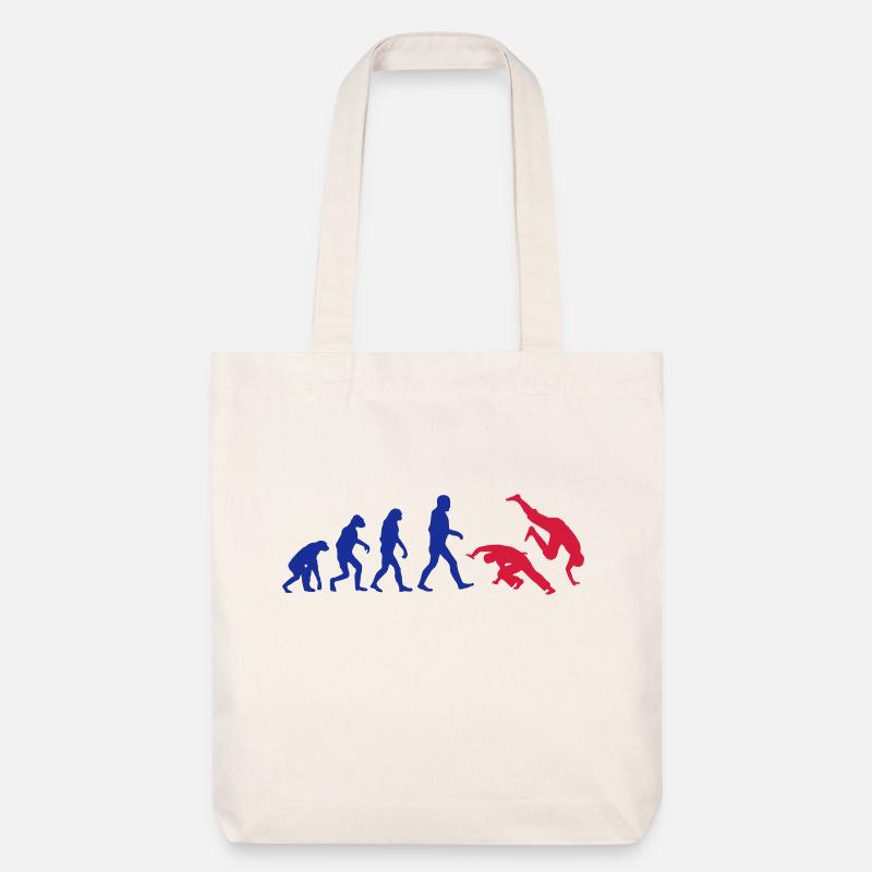 Capoeira Evolution logo - Tote bag épais recyclé Stanley/Stella - blanc cassé