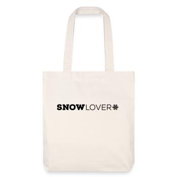 SNOW Lover Ärmel - Stanley/Stella recycelter Heavyweight Stoffbeutel - Naturweiß - Vorne