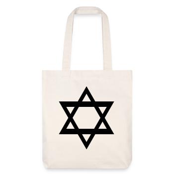 star_of_david - Stanley/Stella recycelter Heavyweight Stoffbeutel - Naturweiß - Vorne