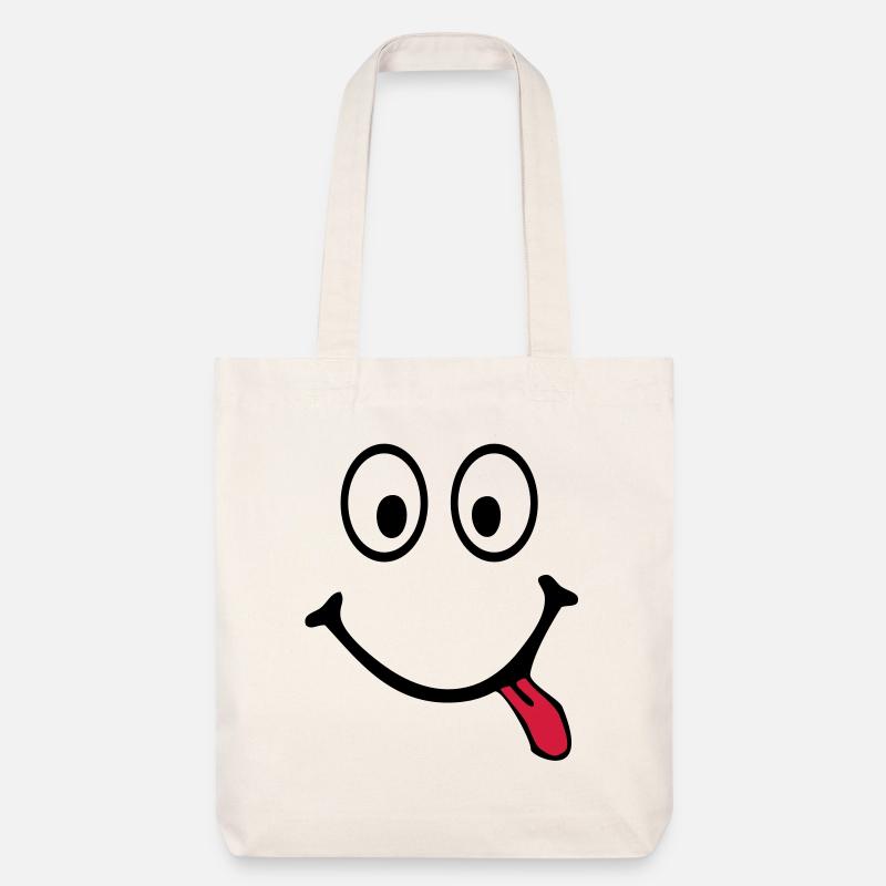 smiley - Tote bag épais recyclé Stanley/Stella - blanc cassé
