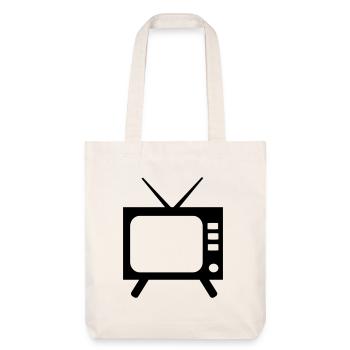 TV - téléviseur - Tote bag épais recyclé Stanley/Stella - blanc cassé - Devant