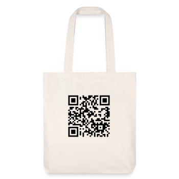barcode3d - Stanley/Stella recycelter Heavyweight Stoffbeutel - Naturweiß - Vorne