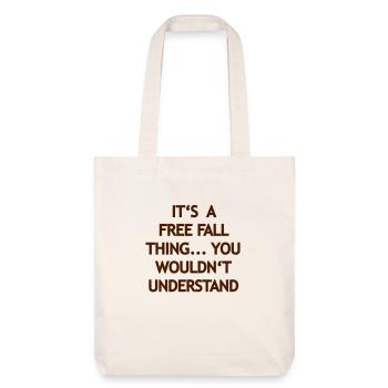 Freefall Thing - Stanley/Stella Heavyweight Recycled Tote Bag - natural white - Front
