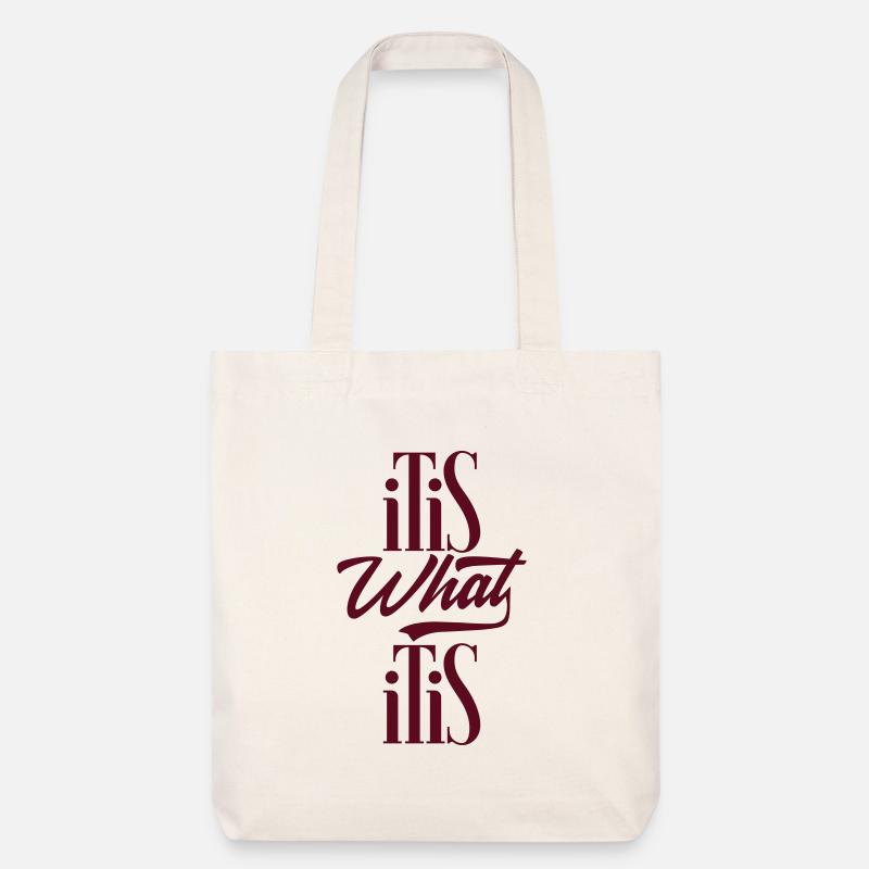 C'est ce que c'est (It is what it is) - Tote bag épais recyclé Stanley/Stella - blanc cassé