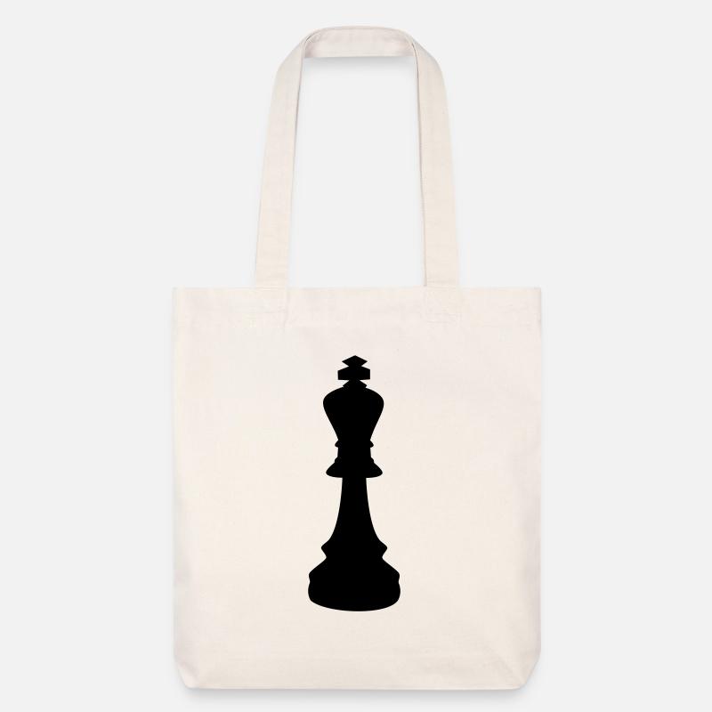 Roi d'échecs - Tote bag épais recyclé Stanley/Stella - blanc cassé