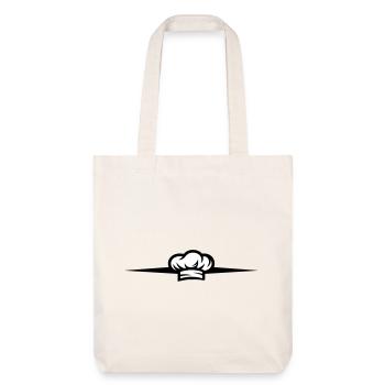 Chef's Hat Symbol Chef Line - Stanley/Stella Heavyweight Recycled Tote Bag - natural white - Front