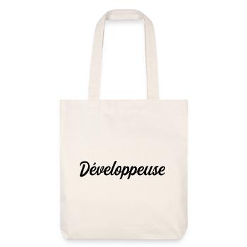 Développeuse Web Code Logiciel Application Tech - Tote bag épais recyclé Stanley/Stella - blanc cassé - Devant