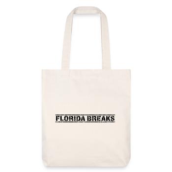 Florida Breaks - Stanley/Stella recycelter Heavyweight Stoffbeutel - Naturweiß - Vorne