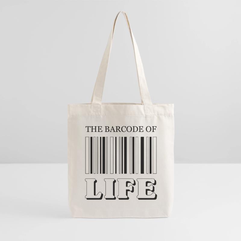 Le code-barres de la vie / Der Strichcode des Lebens Tote bag épais recyclé Stanley/Stella