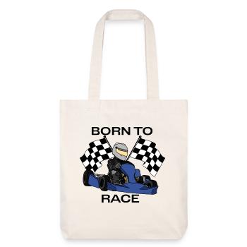 Born to Race - Stanley/Stella Heavyweight Recycled Tote Bag - natural white - Front