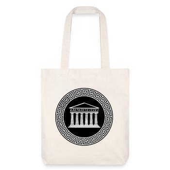 Temple antique - Tote bag épais recyclé Stanley/Stella - blanc cassé - Devant