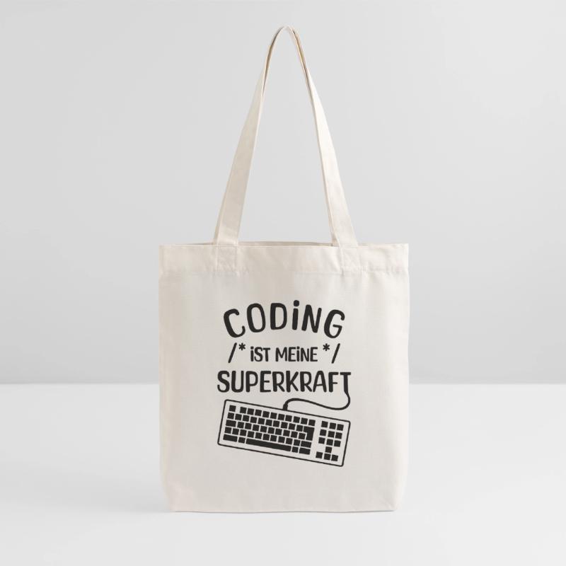 Computer Code Statement Developer Computerfreak Stanley/Stella recycelter Heavyweight Stoffbeutel