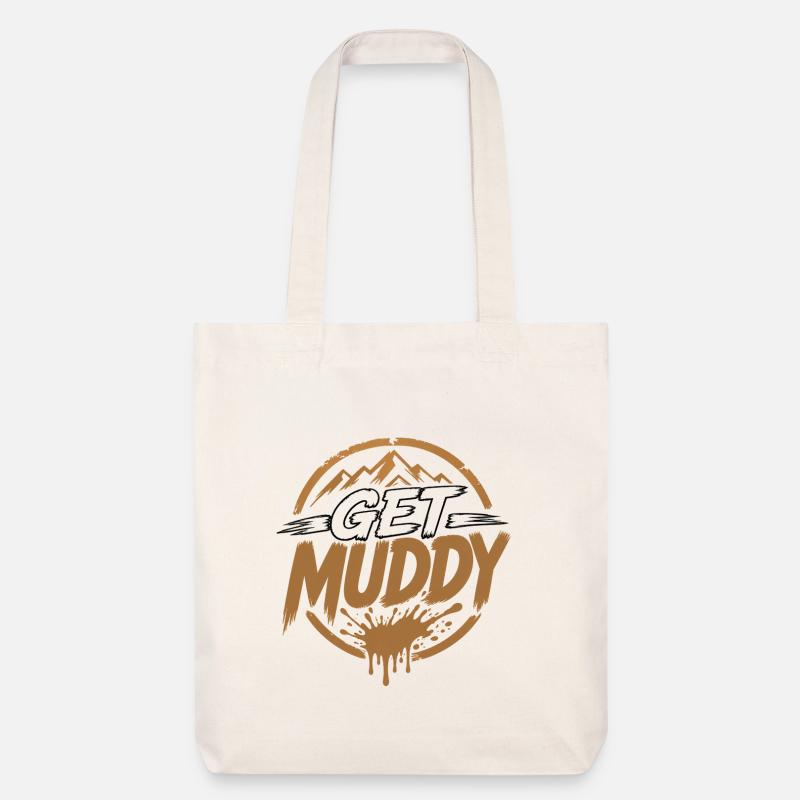 Get Muddy  - Stanley/Stella recycelter Heavyweight Stoffbeutel - Naturweiß