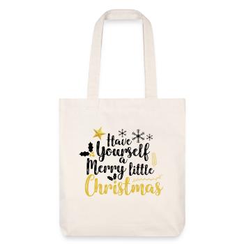 PASSEZ UN JOYEUX PETIT NOËL - Tote bag épais recyclé Stanley/Stella - blanc cassé - Devant