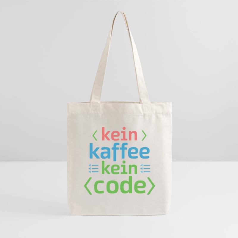 No Coffee No Code Programmer Computer Scientist Stanley/Stella Heavyweight Recycled Tote Bag