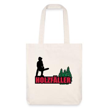 holzfäller - Stanley/Stella recycelter Heavyweight Stoffbeutel - Naturweiß - Vorne