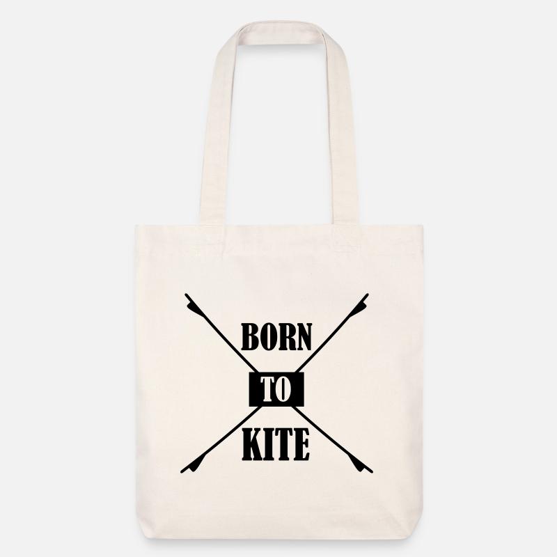 Kiteboard,Kiteboarder,Kiteboarding,Mer,Conseil - Tote bag épais recyclé Stanley/Stella - blanc cassé