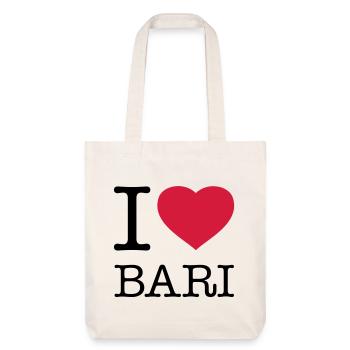 I LOVE BARI Italie Italien - Tote bag épais recyclé Stanley/Stella - blanc cassé - Devant