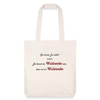 Être résident de Waldviertel - Tote bag épais recyclé Stanley/Stella - blanc cassé - Devant
