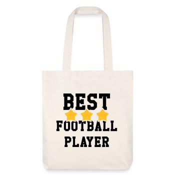 Football / Fußball / Soccer / Fútbol / Calcio - Stanley/Stella recycelter Heavyweight Stoffbeutel - Naturweiß - Vorne