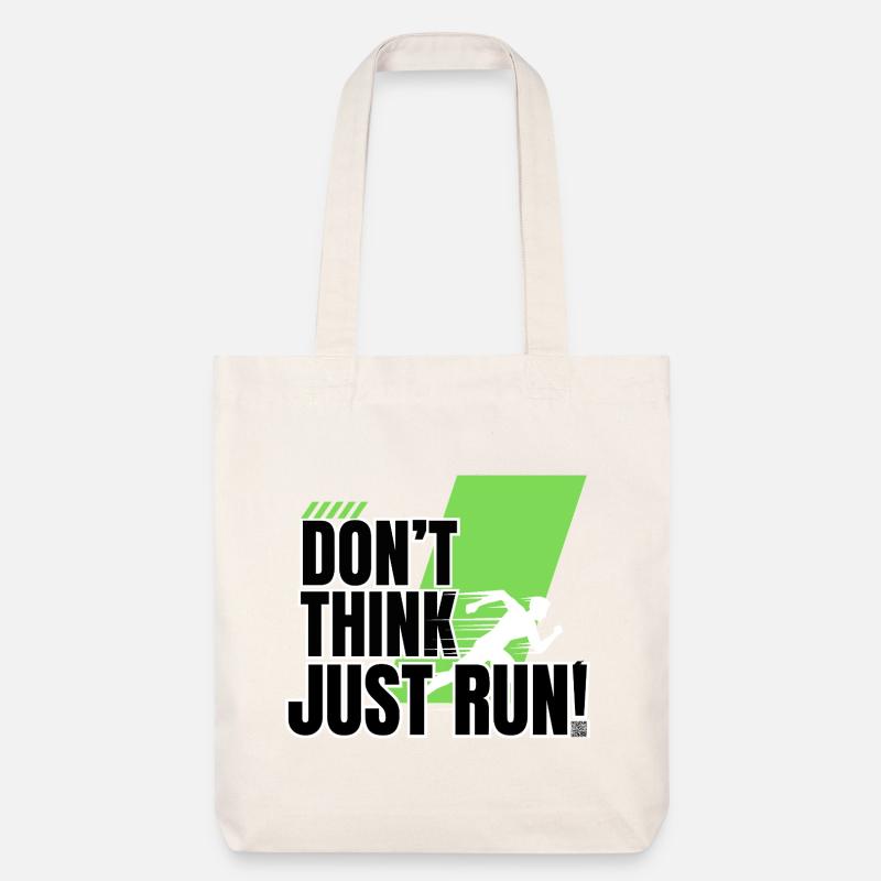 Ne pensez pas, courez ! - Tote bag épais recyclé Stanley/Stella - blanc cassé