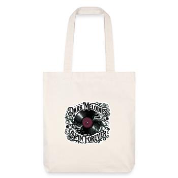 Dark Melodies Spin Forever - Stanley/Stella Heavyweight Recycled Tote Bag - natural white - Front