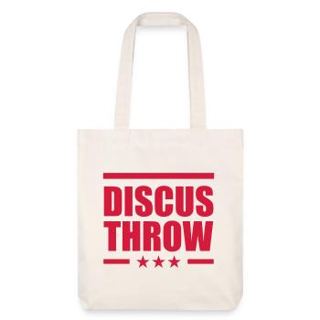 Lancer de Disque / Poids / Javelot / Marteau - Tote bag épais recyclé Stanley/Stella - blanc cassé - Devant