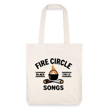 Cuisine à la bouilloire au feu de camp Camping en plein air - Tote bag épais recyclé Stanley/Stella - blanc cassé - Devant