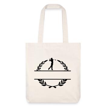 Golfeur en couronne de laurier - Tote bag épais recyclé Stanley/Stella - blanc cassé - Devant