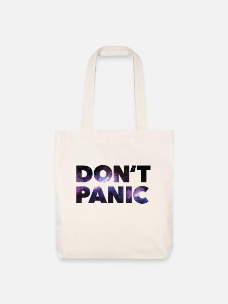 Don't Panic * - Stanley/Stella recycelter Heavyweight Stoffbeutel - Naturweiß