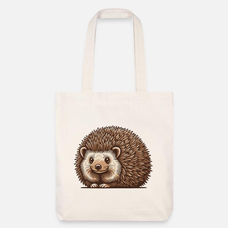 Hérisson - Tote bag épais recyclé Stanley/Stella - blanc cassé