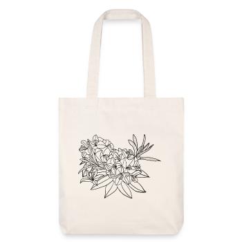 Rhododendron | Flowering | Nature | Gift - Stanley/Stella Heavyweight Recycled Tote Bag - natural white - Front