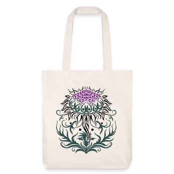 Thistle purple Thistle - Stanley/Stella Heavyweight Recycled Tote Bag - natural white - Front