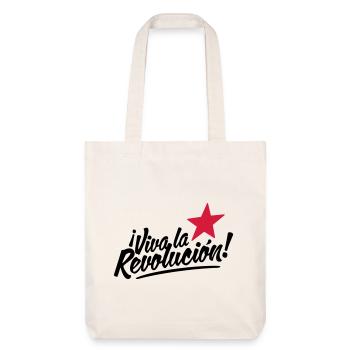 viva la revolucion - revolution! - Stanley/Stella Heavyweight Recycled Tote Bag - natural white - Front