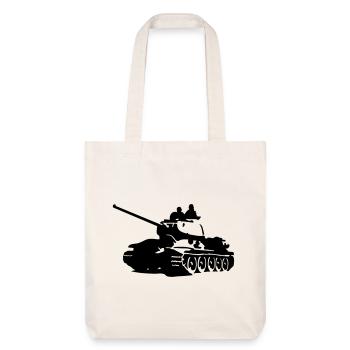 Tank T-34 - Tote bag épais recyclé Stanley/Stella - blanc cassé - Devant