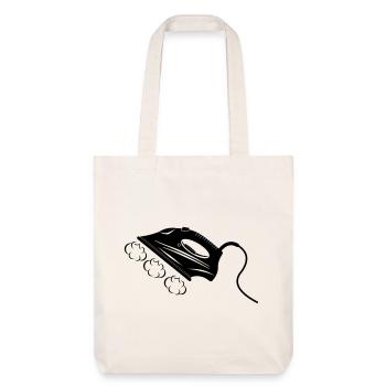 Steam iron or iron - Stanley/Stella Heavyweight Recycled Tote Bag - natural white - Front