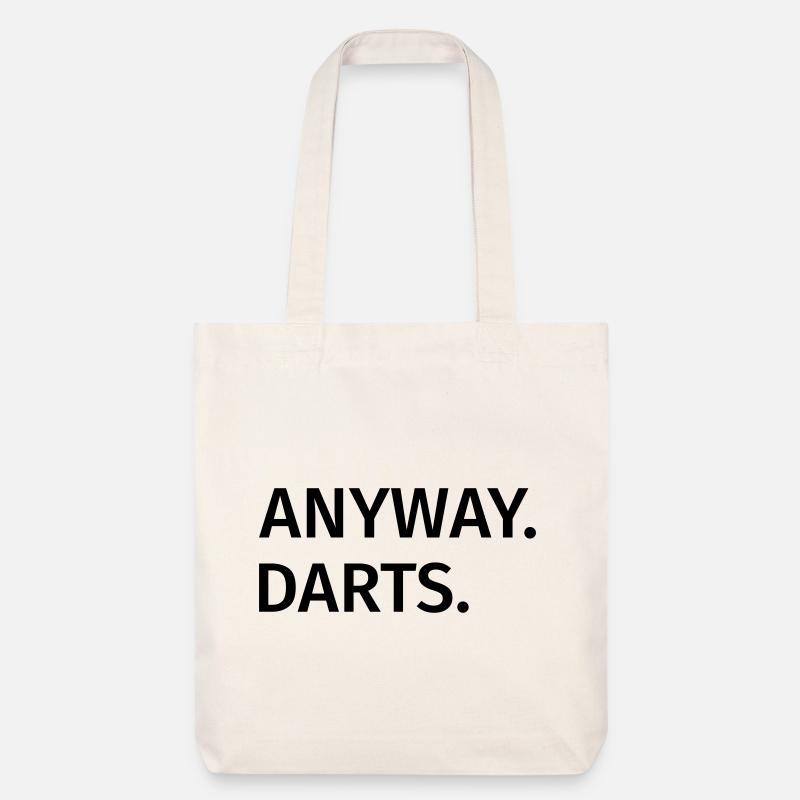 Anyway Darts - Stanley/Stella recycelter Heavyweight Stoffbeutel - Naturweiß