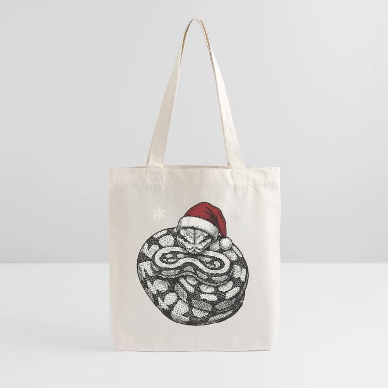 Serpent roi python roi de Noël Python boule Tote bag épais recyclé Stanley/Stella